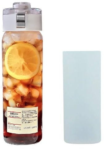 TAMUME Borraccia sportiva in vetro all-in-one