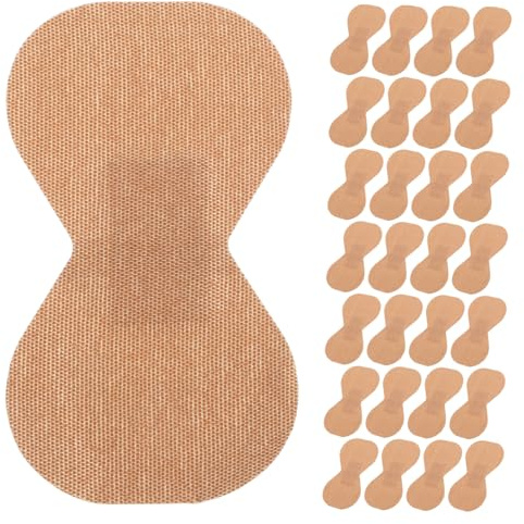 WATIIFUFU Breathable Fabric Bandages Flexible Stretch Material 50pcs with Skin Friendly Waterproof Protection for Fingertip and Toe for Home Use Wound Care
