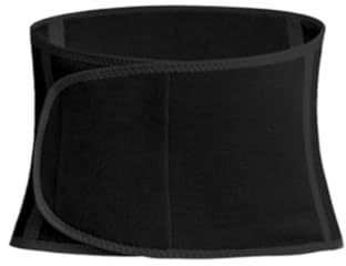 TOTIKI Back Support Comfort Warm Belly Protector Kidney Belt Waist Warmer Waist Support Belt Support Belt(Black,M)