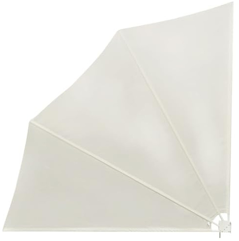 Vopese Toldo para terraza, montaje en pared, color crema, 140 x 140 cm, resistente a los rayos UV, para balcón y jardín Model41578