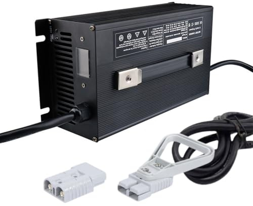WLEJSL Chargeur Batterie pour Transpalette 12 V/24 V/36 V/48 V/60 V/72 V, 1500 W Entièrement Automatique, pour Chariot Élévateur Électrique, Cric, Chariot Élévateur Voiturette Golf,A1,60V20A