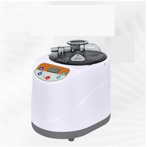 Vaporizzatore per sauna, Dispositivo di fumigazione sauna macchina for a e for tutto il corpo scatola barile sudore per il bagno(White)
