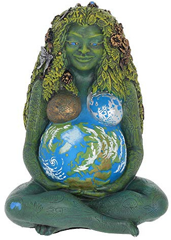 Nemesis Now H3558J7 - Figura de la Madre Tierra (17,5 cm), Color Verde, Resina, Talla única