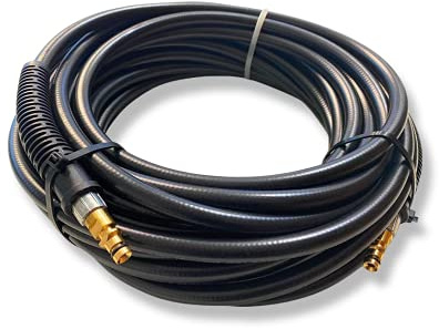 M&M Smartek Hochdruckschlauch 15m für Kärcher K2-K7, Quick Connect | Messing-Schnellanschlüsse ermöglichen den werkzeuglosen Wechsel; der Schlauch ist für bis zu 160 bar und 40 °C ausgelegt.