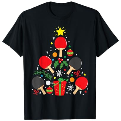 Tischtennis Tischtennis Weihnachten Lustiges Geschenk Jungen T-Shirt