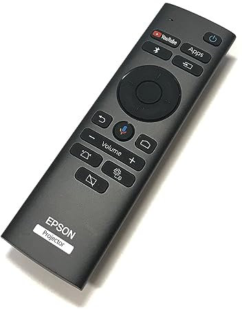 NTQinParts Replacement Voice Remote Control Controller for Epson EpiqVision Ultra Short Throw LS300 3LCD Smart Projector, EH-LS300