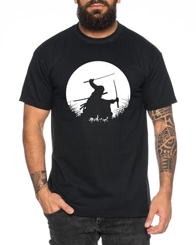 Zoro Sun - Herren T-Shirt Straw Hat Luffy Zoro One Monkey D. Pirat Ace Piece Goku Anime Ruffy, Größe:XXL, Farbe:Schwarz