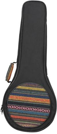 TOYANDONA Praktische Mandolinentasche aus Nylon mit Weichem Schwammfutter Verstellbaren Trägern und Großem Fassungsvermögen für Unterwegs