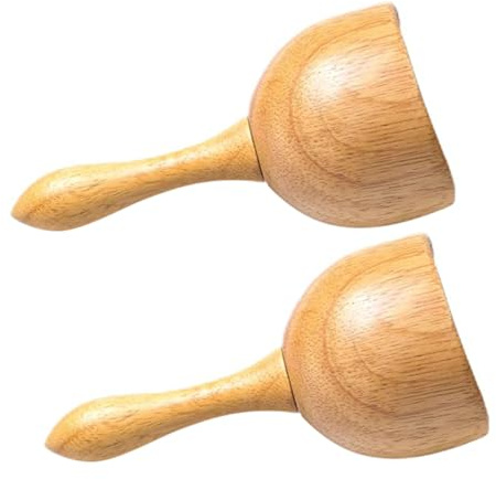 Gatuida 2 Stück Holz Massagegerät Schröpfmassagegerät für Körpermassage mit Praktischer Schröpfunktion und Scraping Design für Einsatz zu Hause bei Persönlicher Pflege