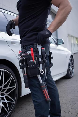 Tool Pouch with Belt Clip, Leg Tool Bag, Electrician's Pouch, Leg Pocket, Electrician Holder, Multiple Manual Pockets