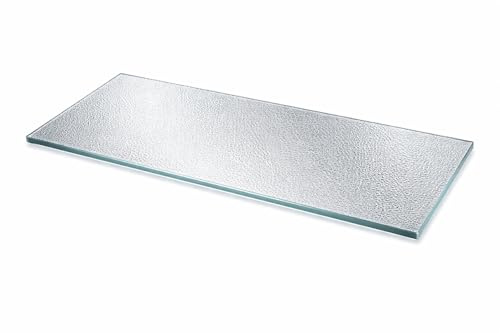 Ripiano Frigorifero Universale in Vetro Stampato C su Misura Personalizzabile 4mm | Ripiano Vetro Frigo Extra Resistente Made in Italy | Ricambio Vetro Frigorifero Clicca Personalizza Ora