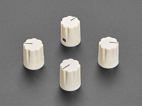 Adafruit Zubehör Cream Micro Potentiometer Knob - 4 pack