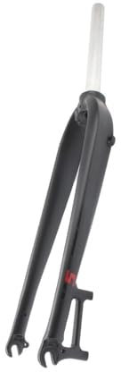 LUOKEKE Forcella MTB Forcella MTB M5 Forcella Adatta in Lega di Alluminio for 26/27.5 / 29er Forcella for Bicicletta da Strada V Brake Forcelle Anteriori Forcelle Rigide MTB(Blak Logo)
