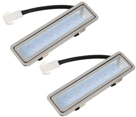 HOMSFOU 2pcs Led Range Vent Hood Light Bulbs Cool for Kitchen Integrated Stoves Replacement Lightbulb for Appliance Vent Hood