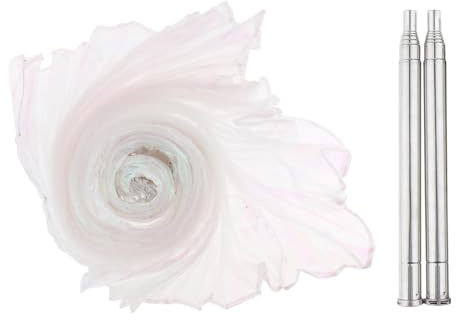 Fiocias LED-Schmetterlingsflügel für Erwachsene, LED-Leuchten, Bauchtanz-Flügel für Bühnenshows, Weißes Licht