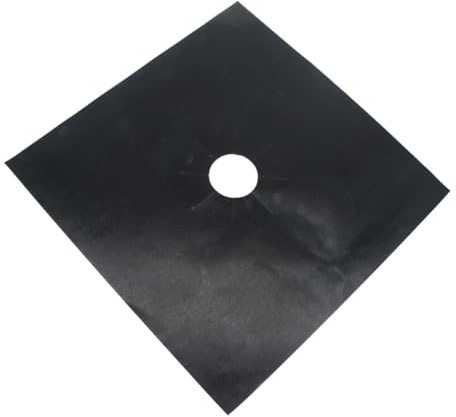 CIYODO 4 pièces Protège Plaque Cuisson Gaz Feuilles Réutilisables pour Protection Plaque Cuisson à Gaz Salissures et Facile à Nettoyer Compatible Feux à et Fours