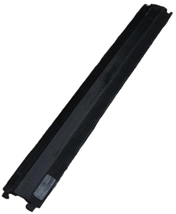 LYXBKSW Dossi Rallentatori a Canale Singolo, Pedane Passacavo, Rampa di Protezione per Tubi Flessibili, con Fibbia di Bloccaggio(1Channel-1Pack)