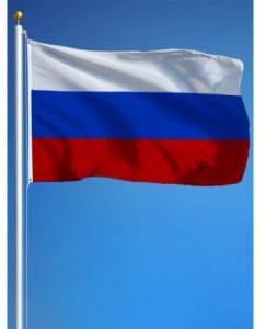 Flagge Russland, 90 x 150 cm – Russisch – Premium Polyester mit Messingösen – verstärkte Nähte und lebendige Farben – ideal für Innen- und Außenbereich, für Fans und Dekoration
