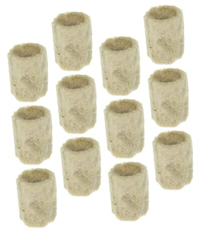 WEKADRIN 50 Stück Hydroponische Starter Plugs Soilless Zylindrische Pflanzstecker für Indoor Anzucht von Gemüse Orchideen Tomaten und Paprika Praktisch und Einfach zu Verwenden