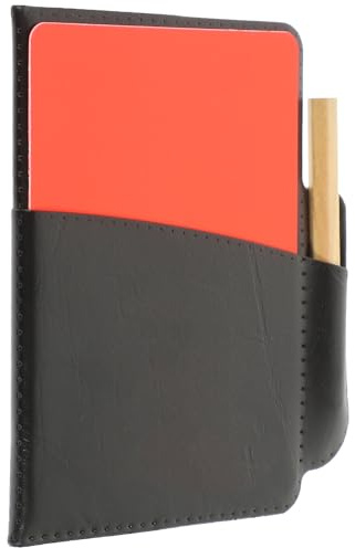 FUNOMOCYA Arbitro Calcio Cartellini Gialli Rossi Fischietto Portatile Attrezzatura Calcio Arbitro Kit Sportivo