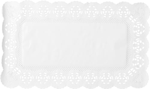 Demmler Tårtspetsar – rektangulär – tårtdekoration – tårtunderlägg – 40 x 30 cm – 100 stycken – tillverkade i Tyskland