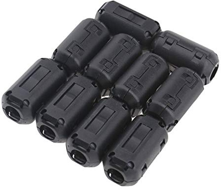 10x EMI Entstörfilter Ferritfilter Ferritkern Klappferrit für Kabel 9mm Kabel-Clip