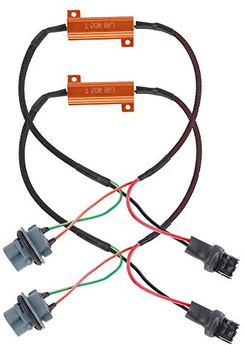 EBTOOLS Für T20 Canbus Decoder für LED T20 Alfa Mito Widerstand, Verdrahtungsadapter ohne Fehler, Hyperblitz für LED-Blinker, 7440 T20 50W8RJ