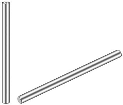 sourcing map 20 Stück Zylinderstifte 3 x 50 mm (ca. 1/8) Passstift 304 Edelstahl Dübelstift Stifte Stützregale