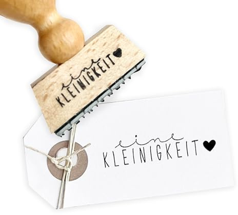 Der kleine Sperling - Stempel 'eine Kleinigkeit' mit Herz, Hochzeit & Geschenke