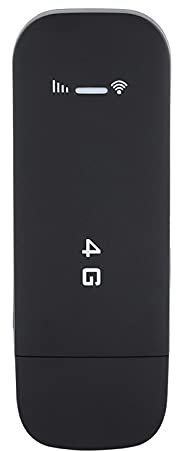 Tatiy Routeur réseau sans Fil, Modem USB 4G LTE, Hotspot WiFi Portable avec Emplacement pour Carte Sim/TF, Vitesse jusqu'à 100Mbps, Intelligent Connexion Internet sur(avec Fonction Wi-FI)