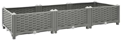 vidaXL Arriate Polipropileno 120x40x23 cm
