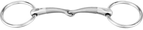 Sprenger SATINOX Unterlegtrense 14 mm einfach gebrochen - Edelstahl rostfrei, 145 mm Weite