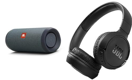 JBL Flip Essential 2 Altavoz Bluetooth portátil con batería Recargable, Resistente al Agua IPX7 & Tune 510BT – Auriculares inalámbricos on-Ear con tecnología Bluetooth, Ligeros