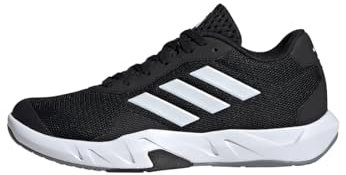 adidas Amplimove Trainer Shoes, Zapatos de Gimnasio y Entrenamiento Mujer, Core Black/Cloud White/Grey Six, 38 EU