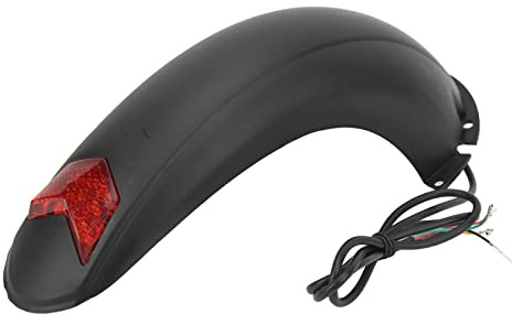 Topyond Elektroroller Hinterer Kotflügel, 10 Zoll Hinten Kotflügel | Elektroroller Kotflügel Ersatzsatz Mit Lampe, Scooter Schutzblech Hinten