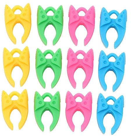 Operitacx 12St kabelbinderzange kordelklemme näh zubehor näh klammer Nähzubehör-Set Spulenhalterklemme Spulenklammern nähen Nähclip Nähklemme aus Silikon Nähmaschine Clips nähen Gewinde