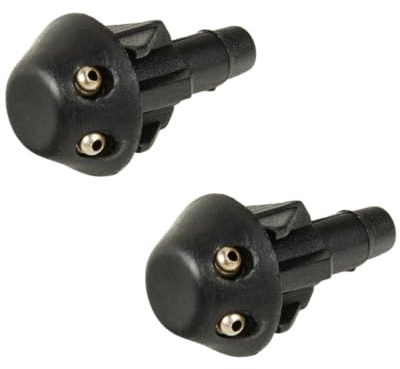 Lot 2 gicleurs lave-glace pare-brise compatible pour Citroën Saxo, Peugeot 106 205 306 Berline Cabriolet Break – OEM 643871, 643825