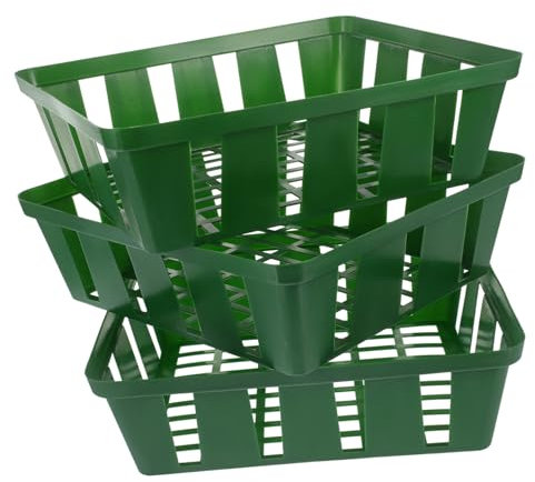 OFFSCH Cestini per Vivaio in Plastica Piccoli Cestini per Piante per Coltivare Fiori E Ortaggi