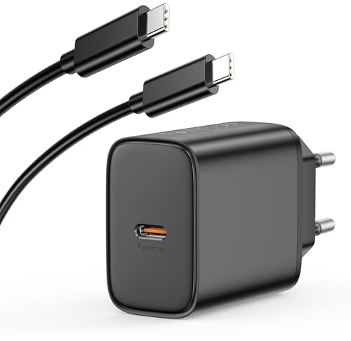 45W USB C Ladegerät für Samsung, Schnellladekabel USBC mit 2M Ladekabel, for Samsung Galaxy S25/S24 Ultra/S24/S23+/S23/S22/Note20, iPhone 17/16/15, Fast Charger Stecker Netzteil Steckdose