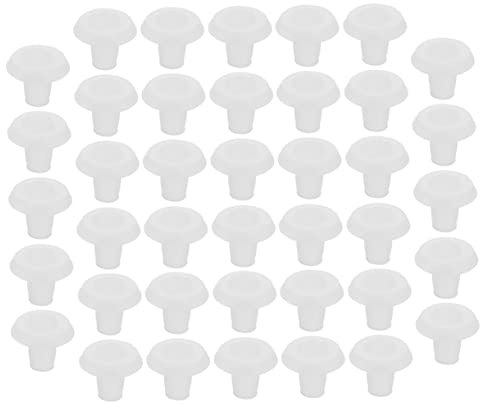 IMIKEYA 40pcs Blinds Rail Replacement Button Plugs Horizontal Blinds Bottom Button for Window Accessory Part