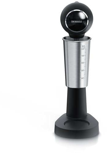 Arendo - Drink Mixer - Eiweiß Shaker - Getränkemixer - elektrischer Standmixer - 500 ml Becher - 22.000 U min - 2 Geschwindigkeitsstufen - Fitness Protein Drinks Smoothies Milchshakes Cocktails