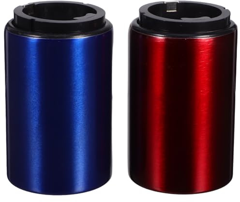 Gadpiparty Abridor Automático Diseño Compacto de Acero Inoxidable de Botellas y Empuje, 2 Piezas Recogedor de Tapas Integrado para Fiestas y Eventos al Aire Libre