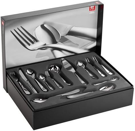 ZWILLING Set de cubiertos, 68 piezas, Para 12 personas, Acero inoxidable 18/10/acero de hoja, Pulido, Soho