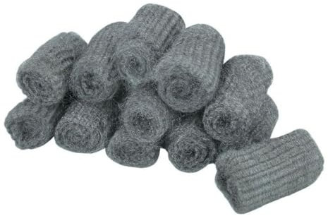 Lana de Acero Rollitos Fontan 150gr, Pulidora Suelos Lana de Acero 0000 para Limpia Metales con un Manejo Fácil y como Lijas para Madera BARLESA