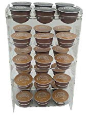Laserplast Dolce Gusto kaffekapselhållare i metakrylat - 30 kapslar på 5 hyllor - Transparent kapselhållare dispenser