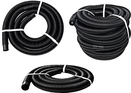 PoolSun Poolschlauch 32mm schwarz Schwimmbadschlauch (12 Meter)