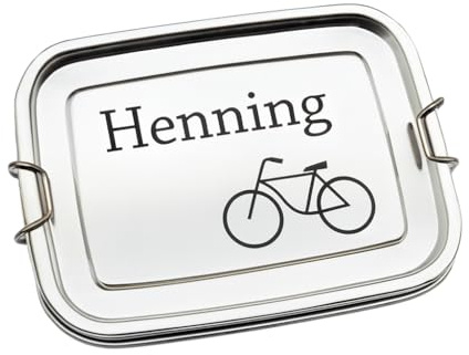 Brotdose personalisiertes Geschenk Fahrrad Lunchbox
