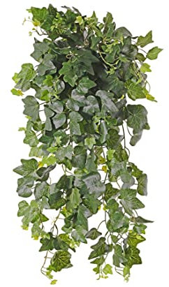 bambussi Hedera Efeu Gala mit 331 Blätter ca. 75cm UV-sicher - künstliche Efeu Girlande