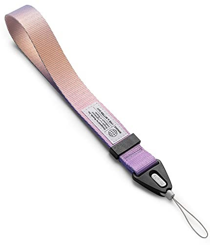 Ringke Design Hand Strap, Dragonne Sangle de Poignet One-Touch Buckle Nylon Polyester Multi-Usage Cordon - Aurora