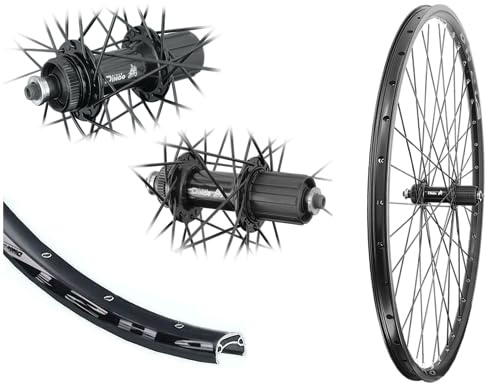 Hinterrad 28 Disc 19-622 MTB schwarz Industrielager 8/9/10 Fach | Bärwinkels, Hohlkammer, Centerlock Scheibenbremse